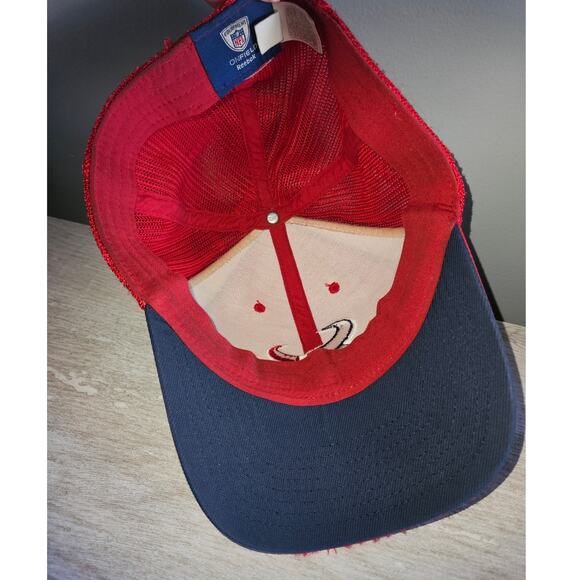 Houston Texans Reebok Equipment NFL On Field Hat Cap Football Red S/M **READ** - Picture 5 of 7